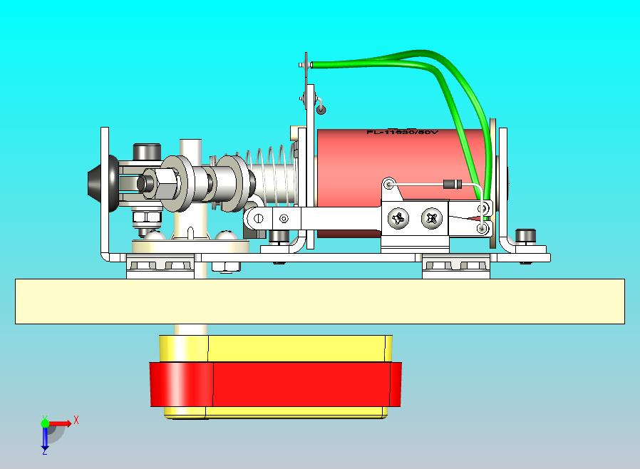 左弹球脚蹼组件