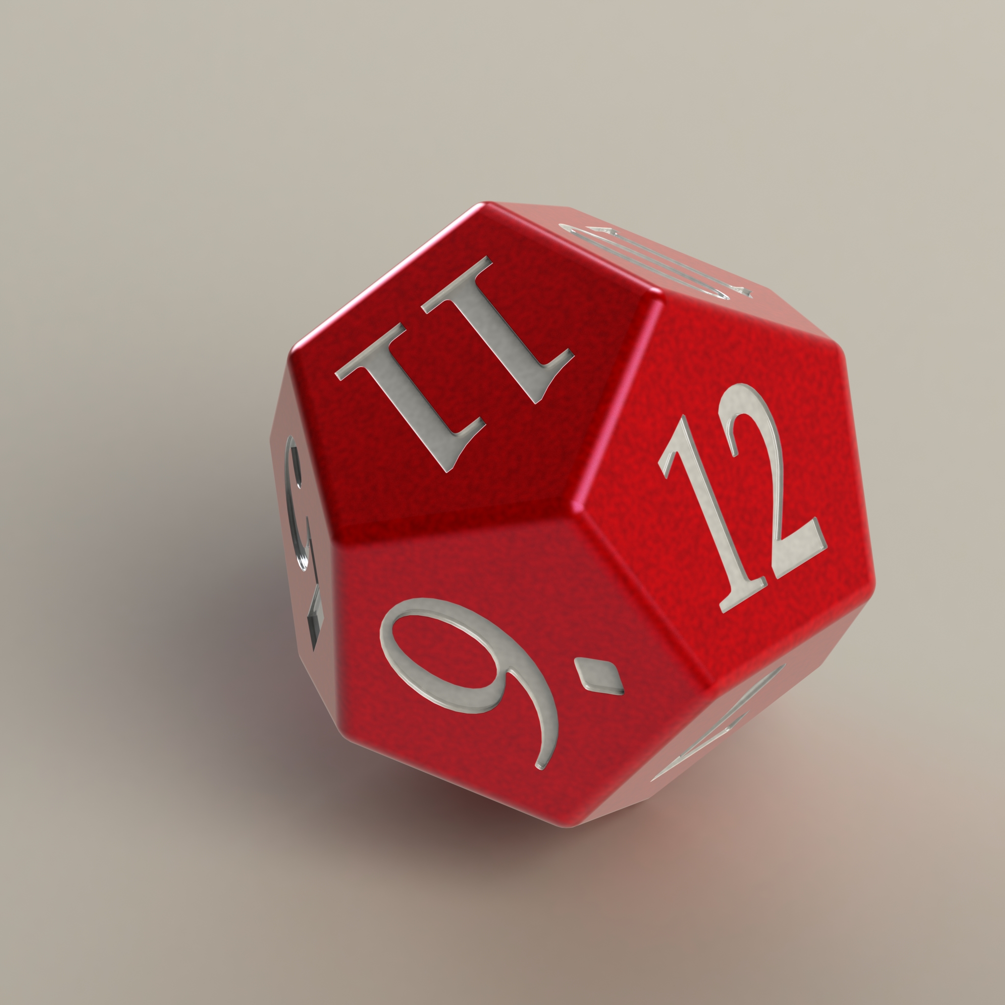 D12 十二面体骰子