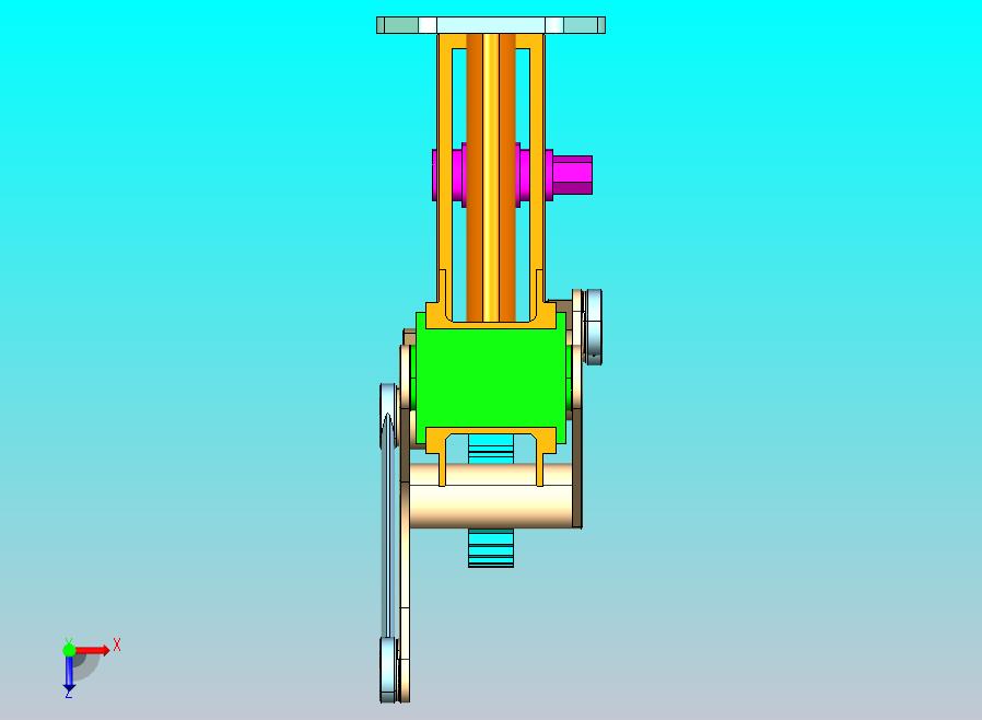 带齿轮的活塞机构