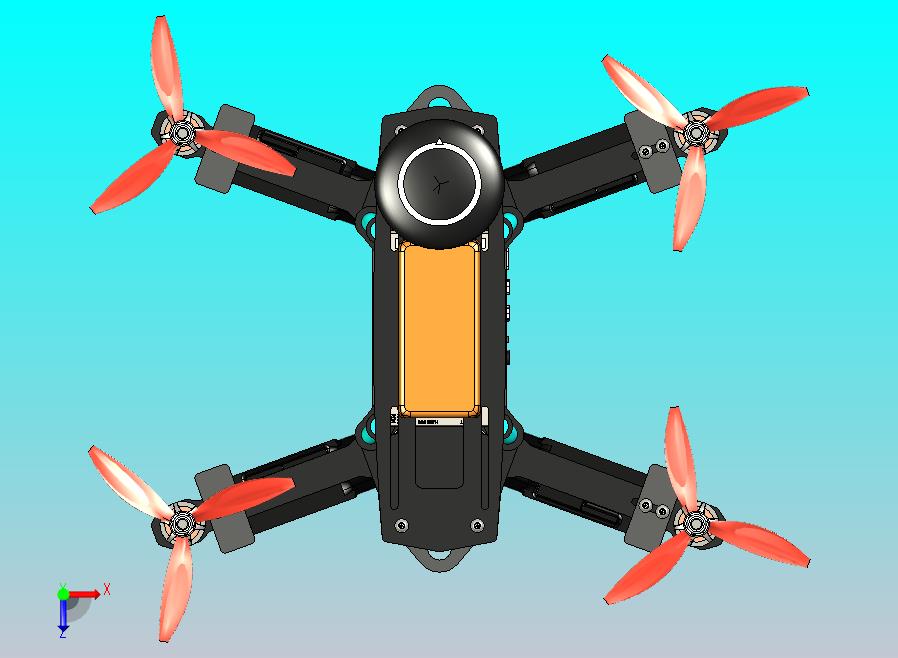 模块化250级无人机平台