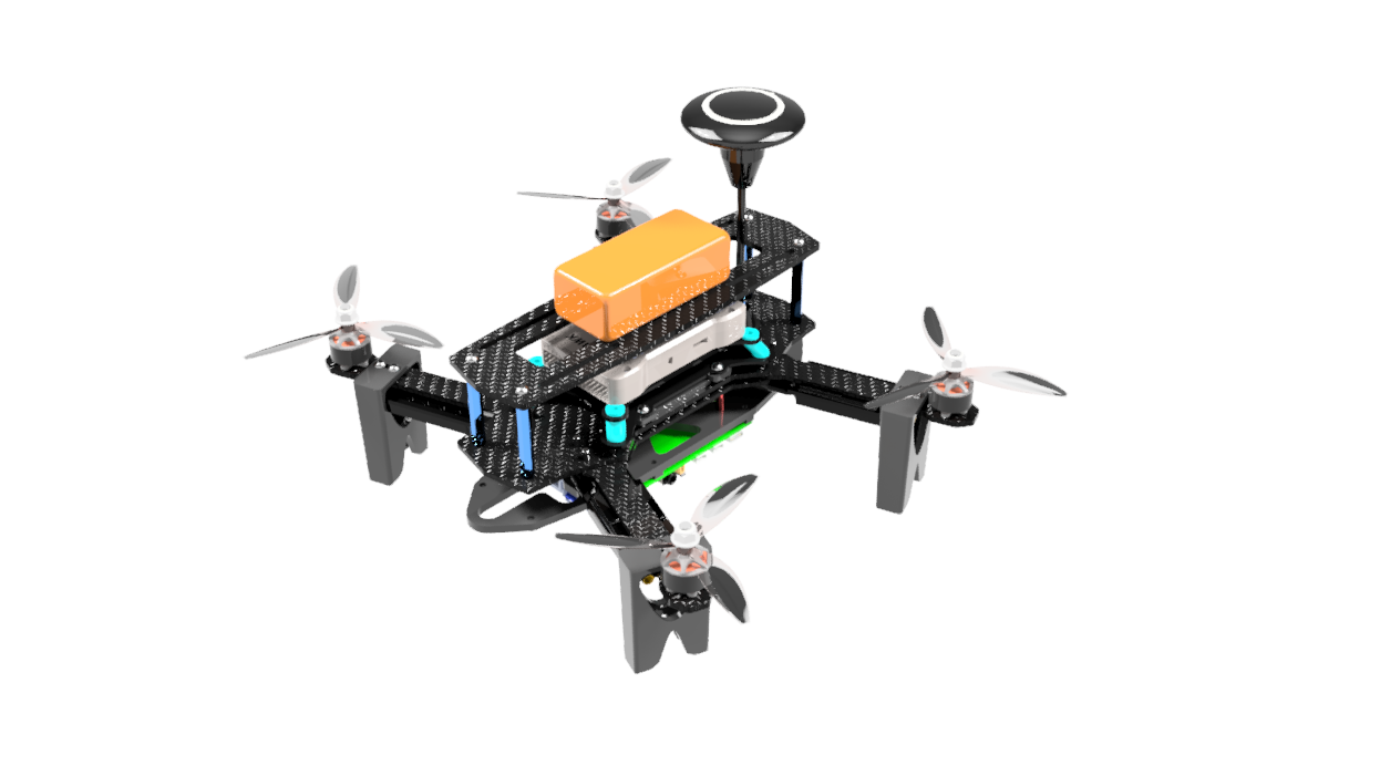 模块化250级无人机平台