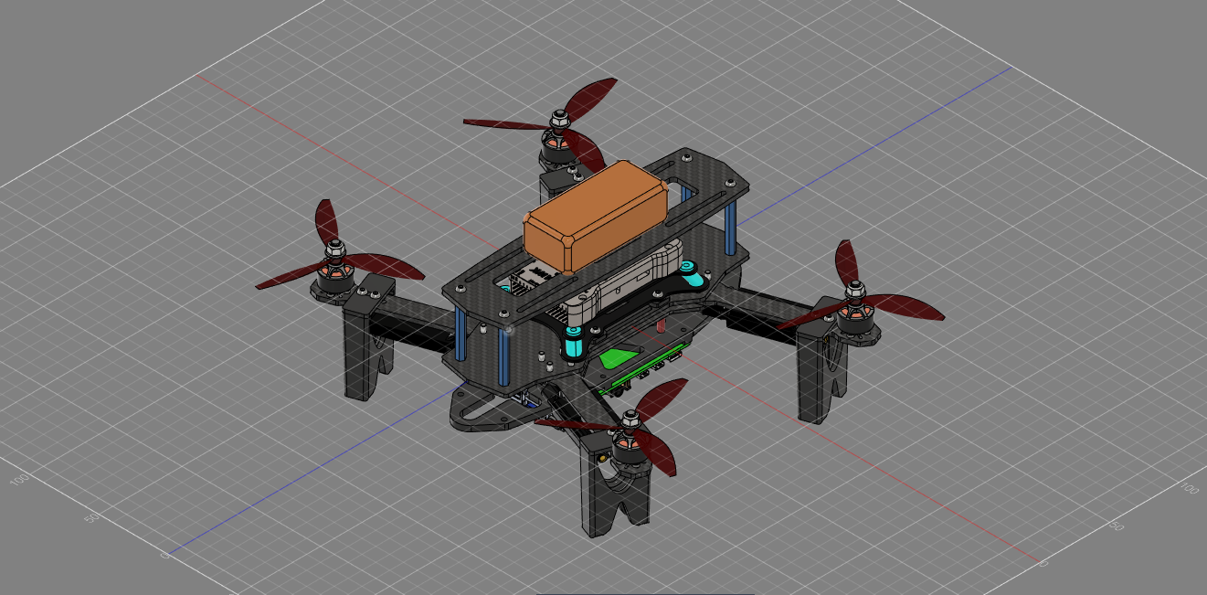模块化250级无人机平台