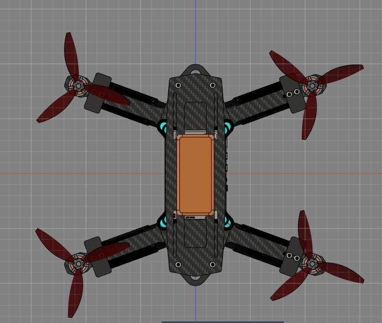模块化250级无人机平台