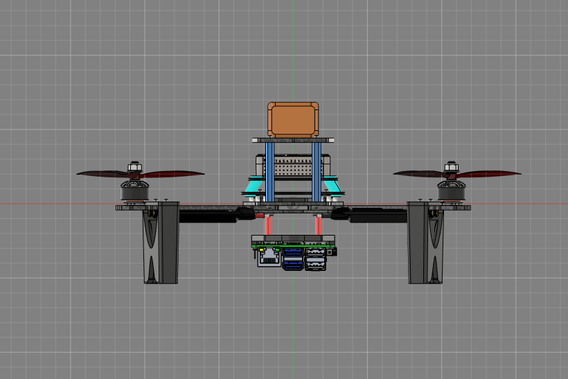 模块化250级无人机平台