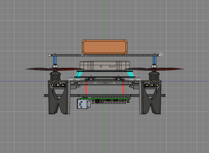 模块化250级无人机平台