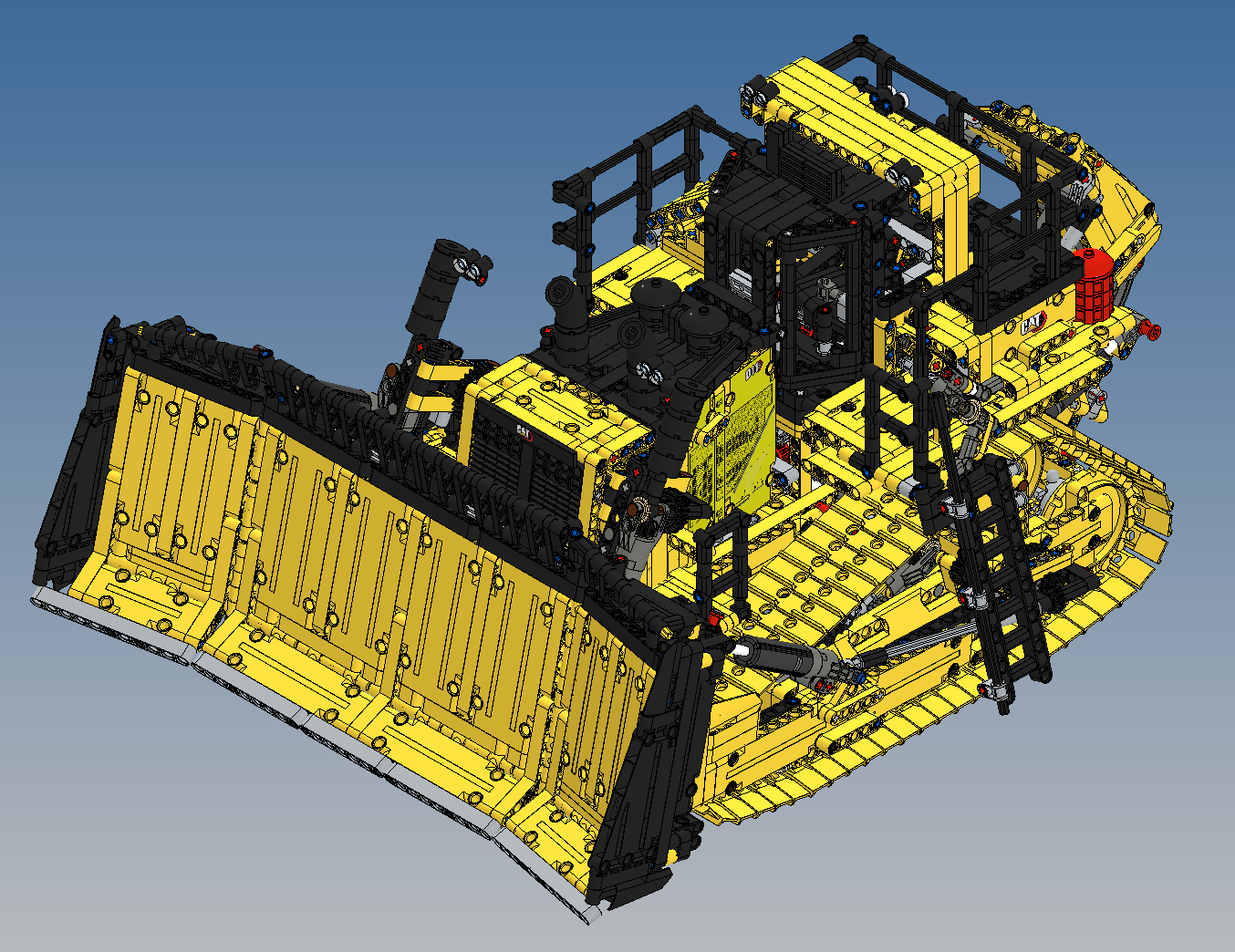 乐高机械组推土机