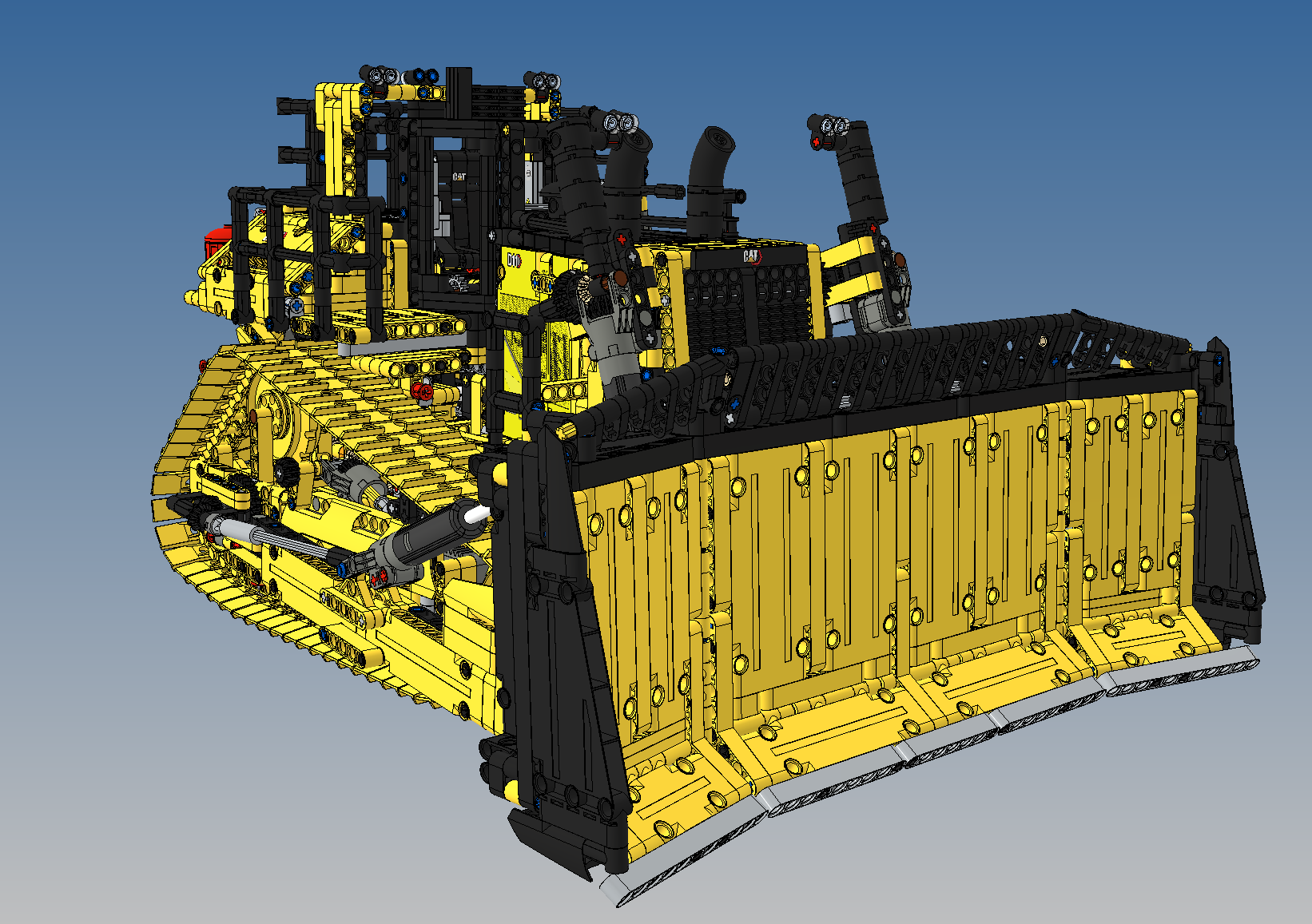 乐高机械组推土机