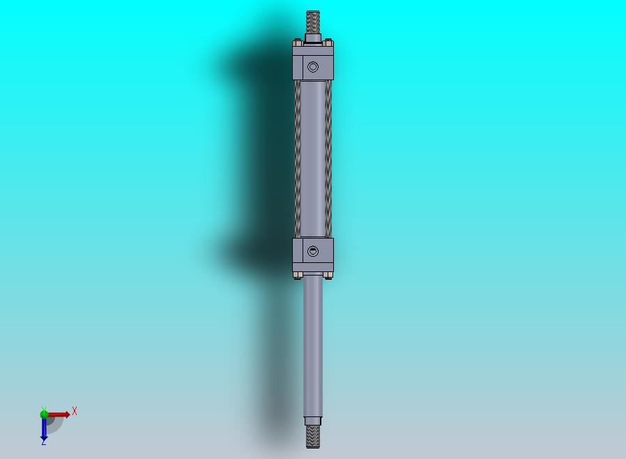 横拉杆式液压缸（双杆-底座安装）50x35x254 mm