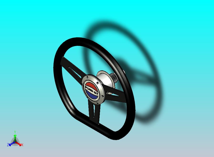 带 RCR 的 GT40 方向盘