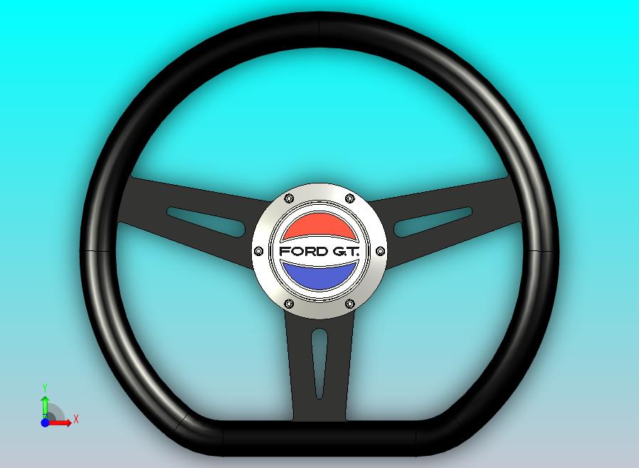 带 RCR 的 GT40 方向盘