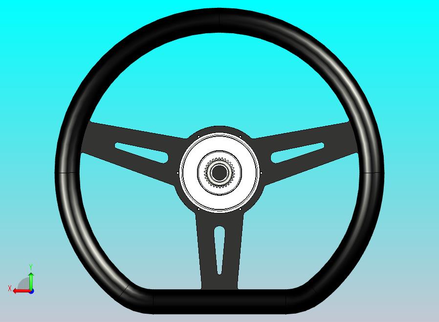 带 RCR 的 GT40 方向盘