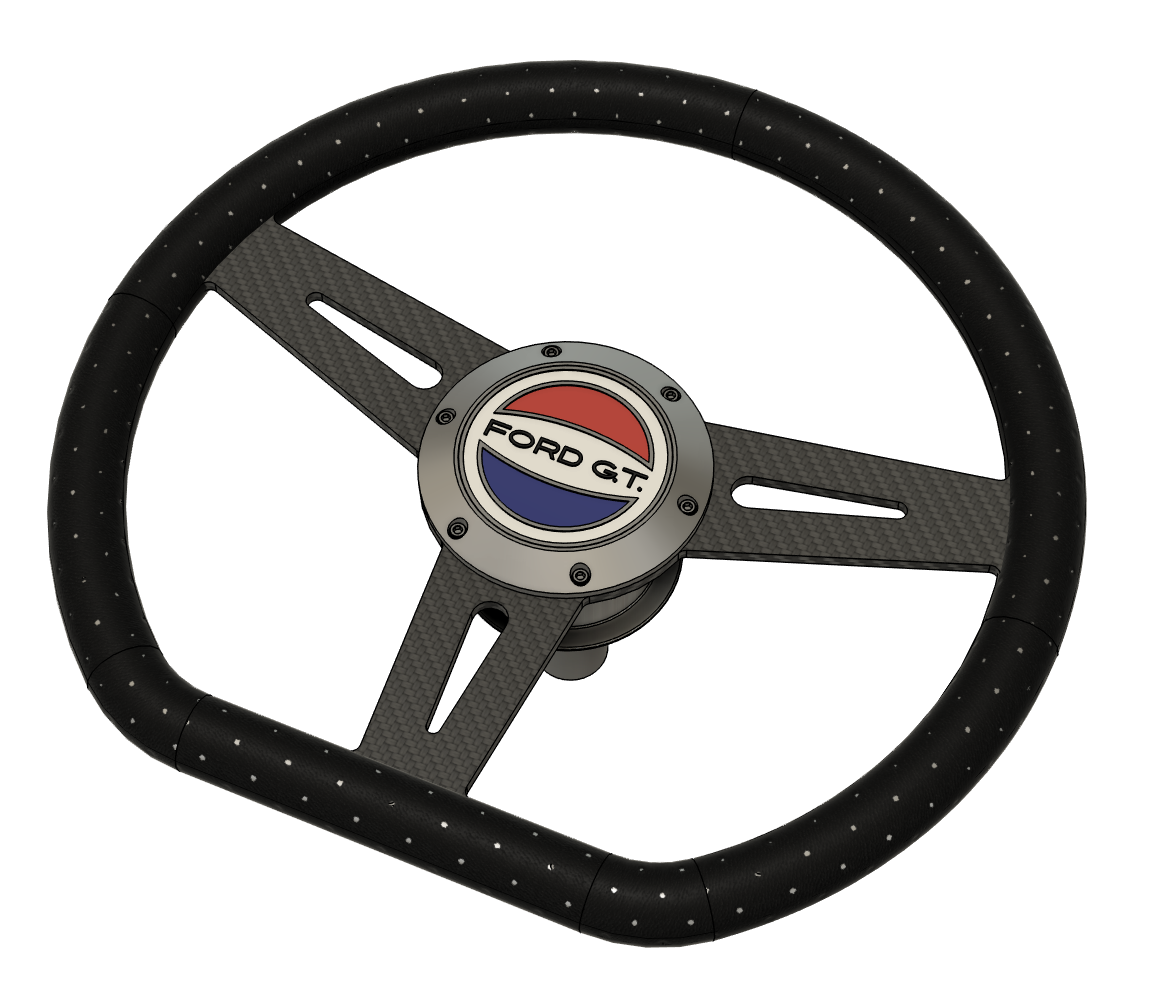 带 RCR 的 GT40 方向盘