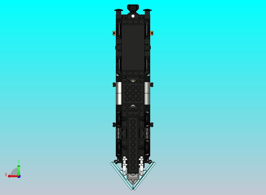 60470极地探险列车头立体拼装模型3D图纸 STP格式
