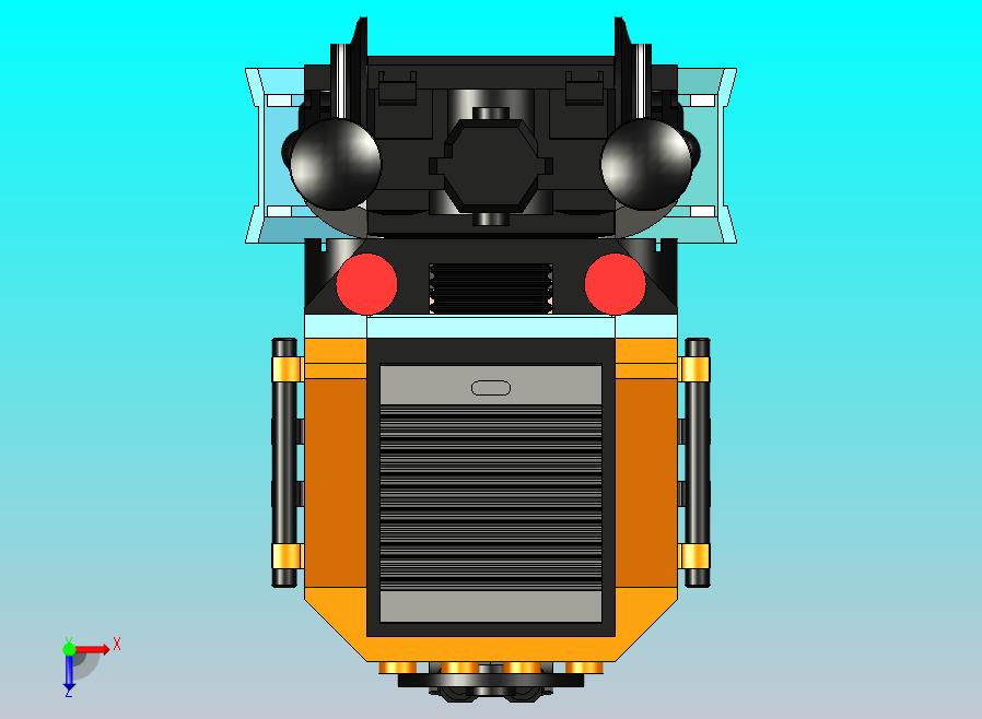 60470极地探险列车头立体拼装模型3D图纸 STP格式