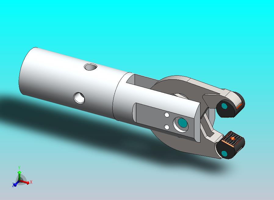 夹爪3D数模图纸 Solidworks设计