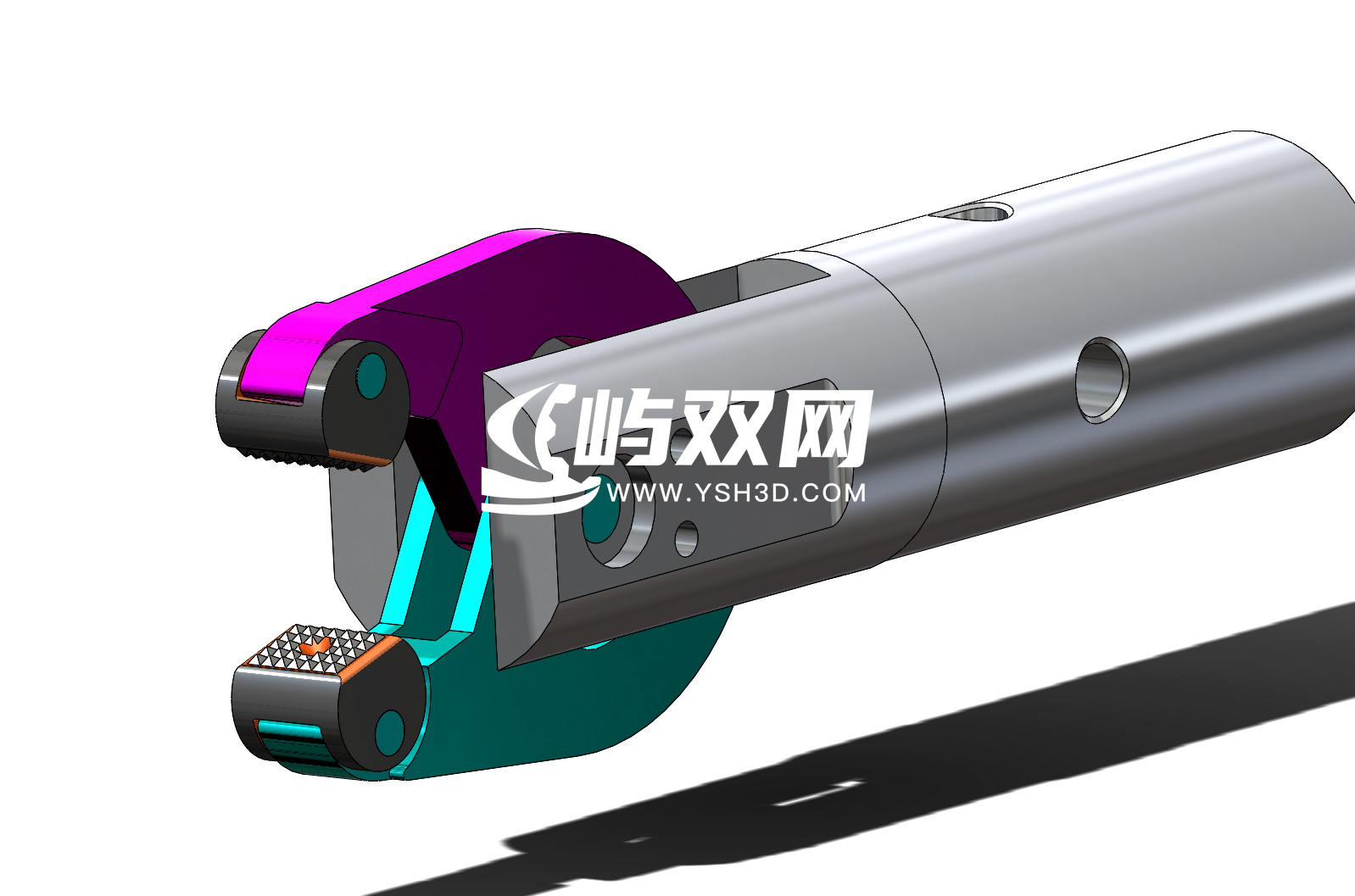 夹爪3D数模图纸 Solidworks设计