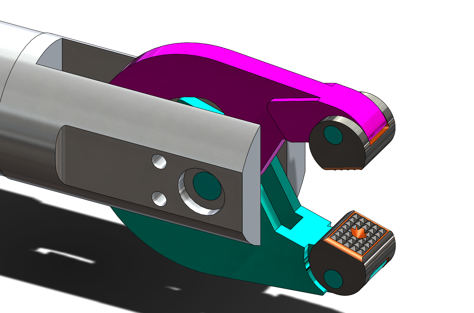 夹爪3D数模图纸 Solidworks设计