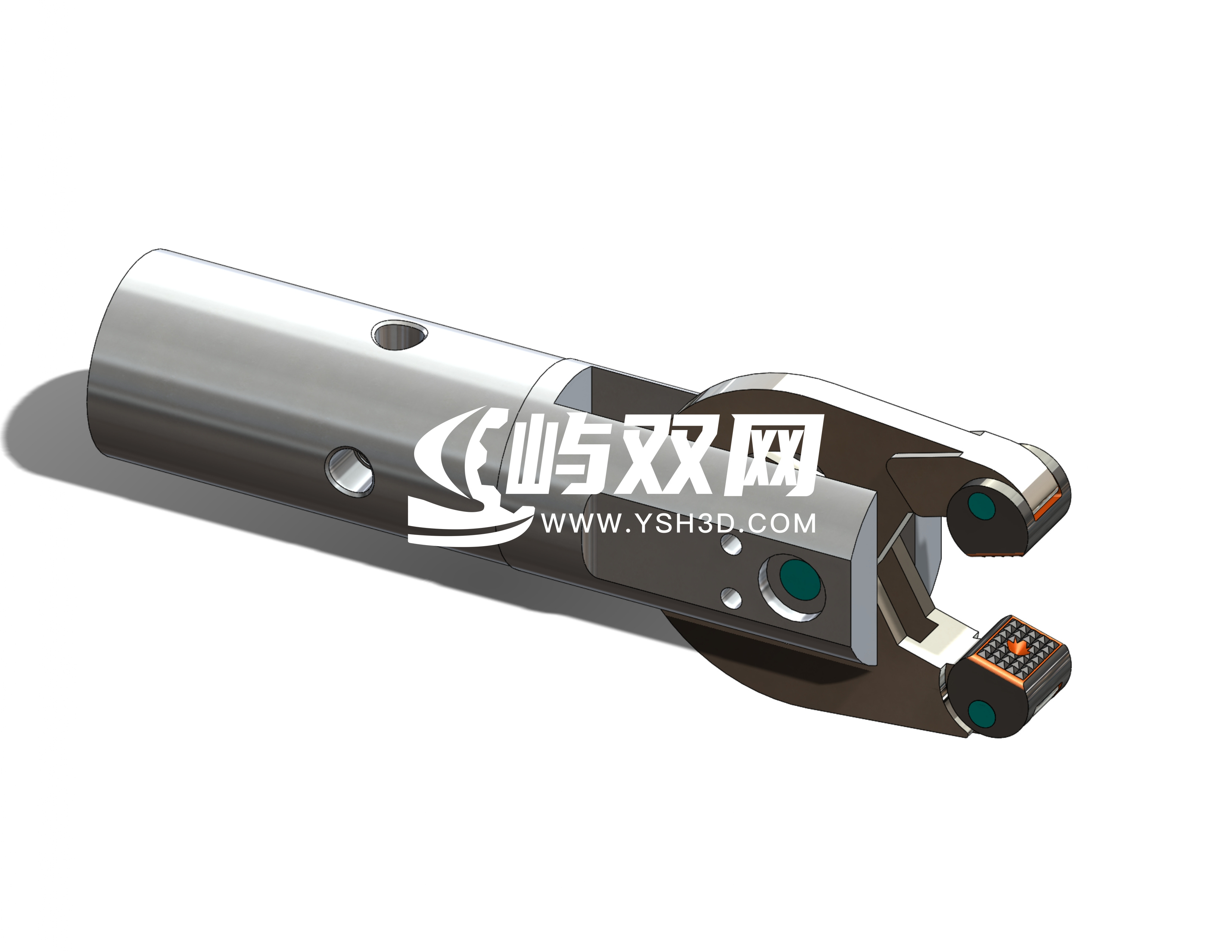 夹爪3D数模图纸 Solidworks设计