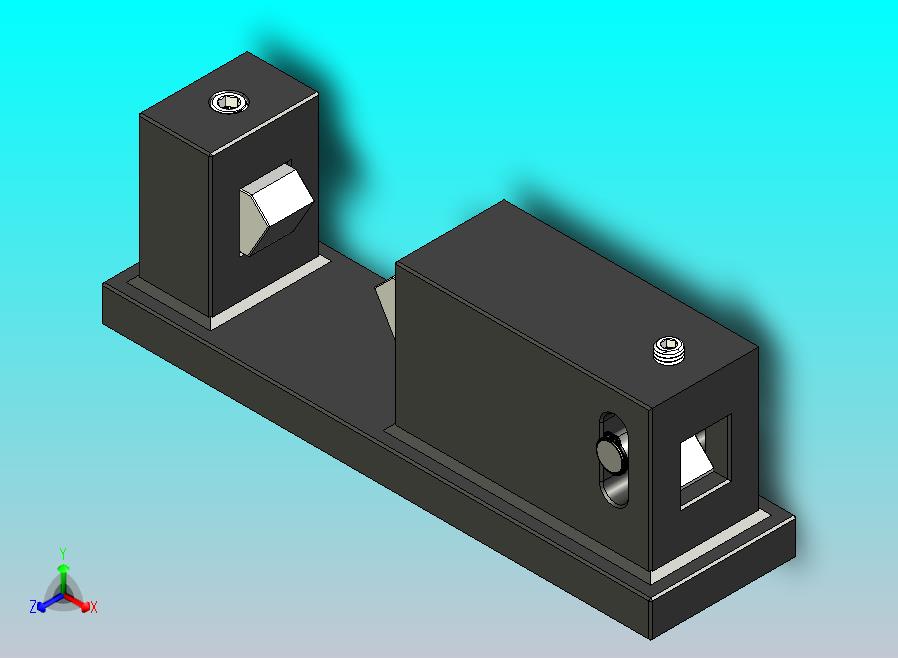 刀口式夹紧器工装夹具3D图纸 STEP IGS格式