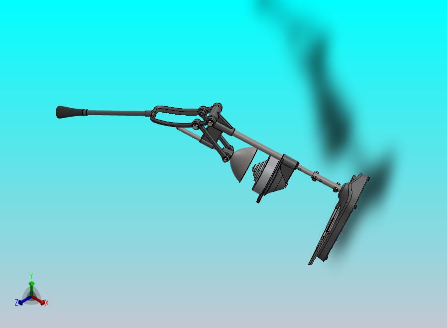 手动榨汁机3D图纸 Solidworks设计