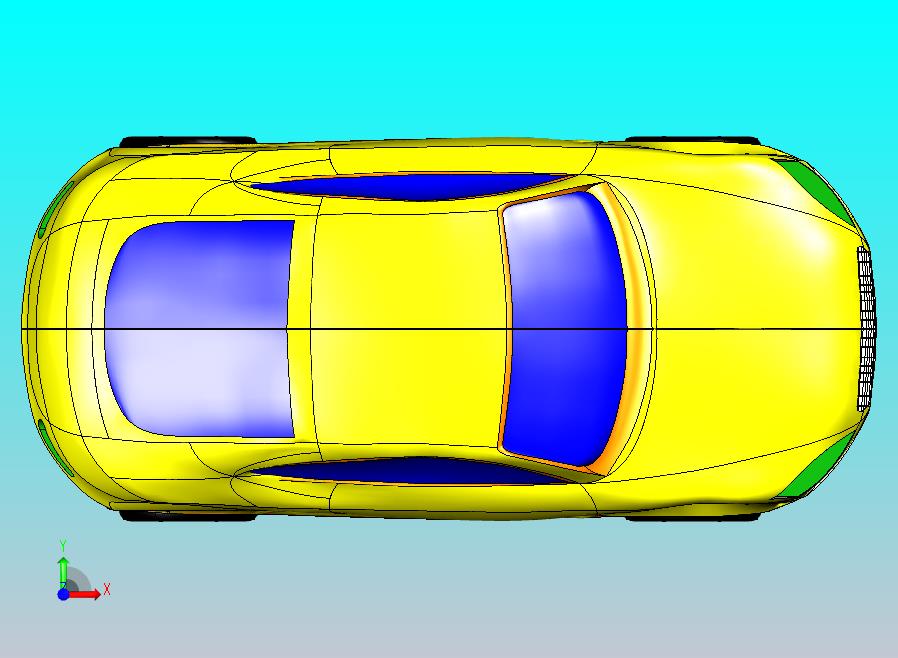 奥迪TT外框架设计图纸