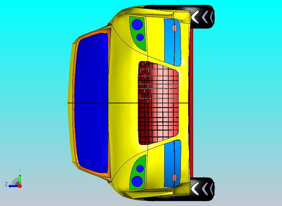 奥迪TT外框架设计图纸