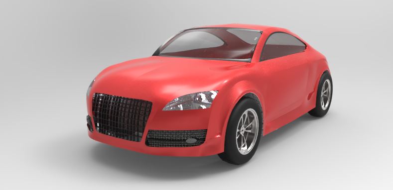 奥迪TT外框架设计图纸