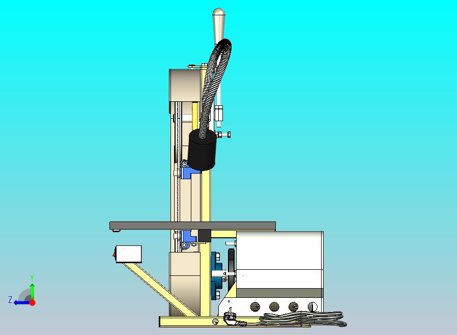迷你带锯机3D图纸 x_t格式