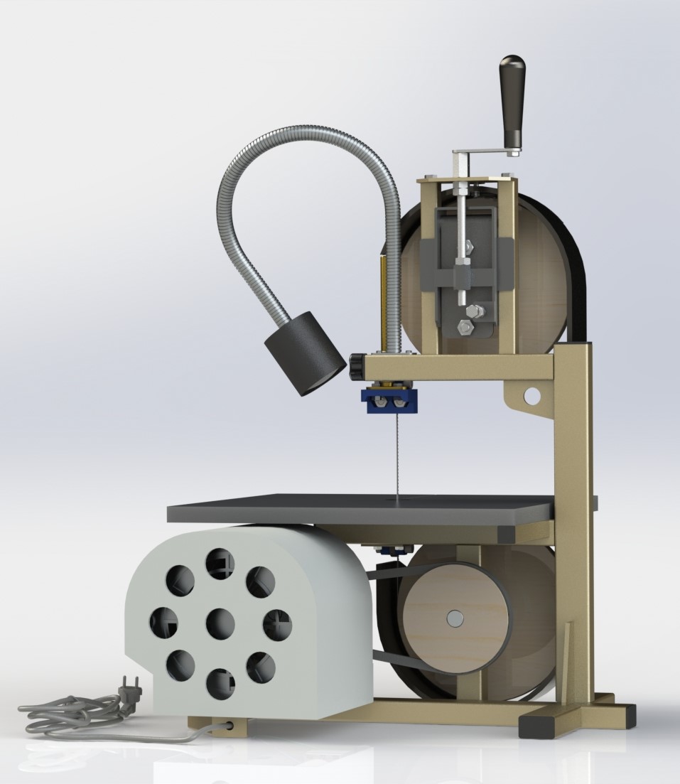 迷你带锯机3D图纸 x_t格式