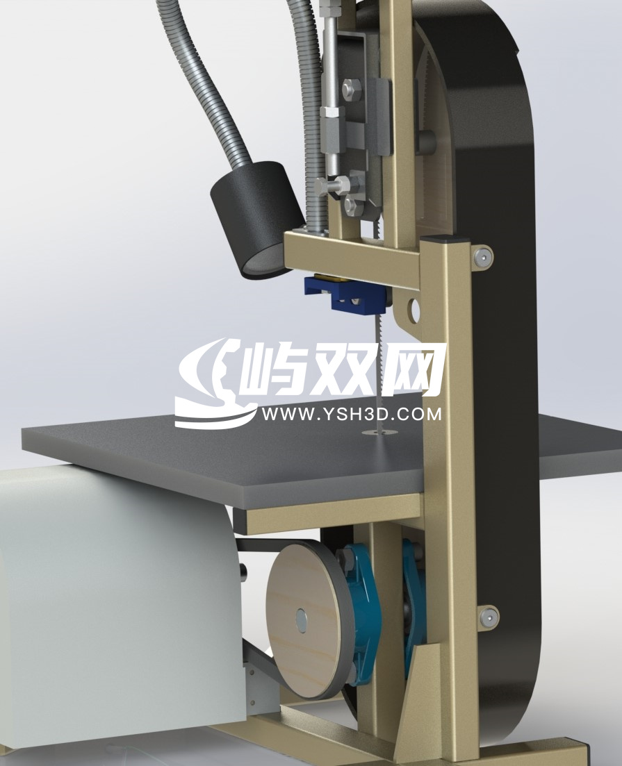 迷你带锯机3D图纸 x_t格式