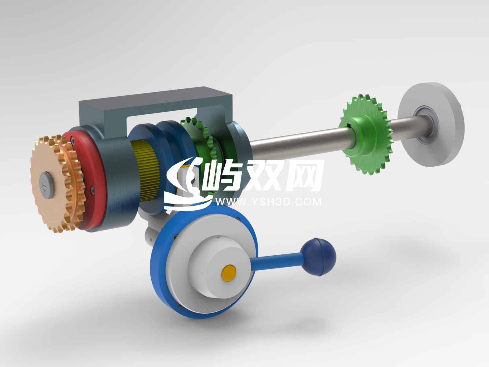传动轴(含花键连接、键槽及螺栓等)3D数模图纸 STP格式 附平面工程图