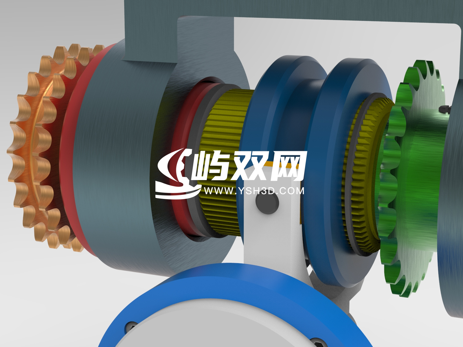 传动轴(含花键连接、键槽及螺栓等)3D数模图纸 STP格式 附平面工程图