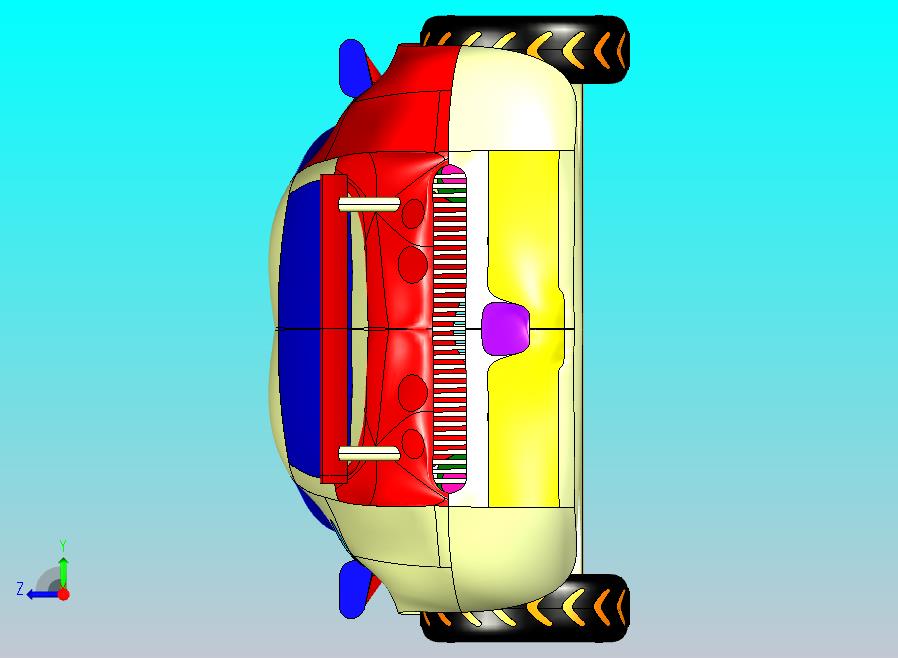 跑车外壳设计3D图纸