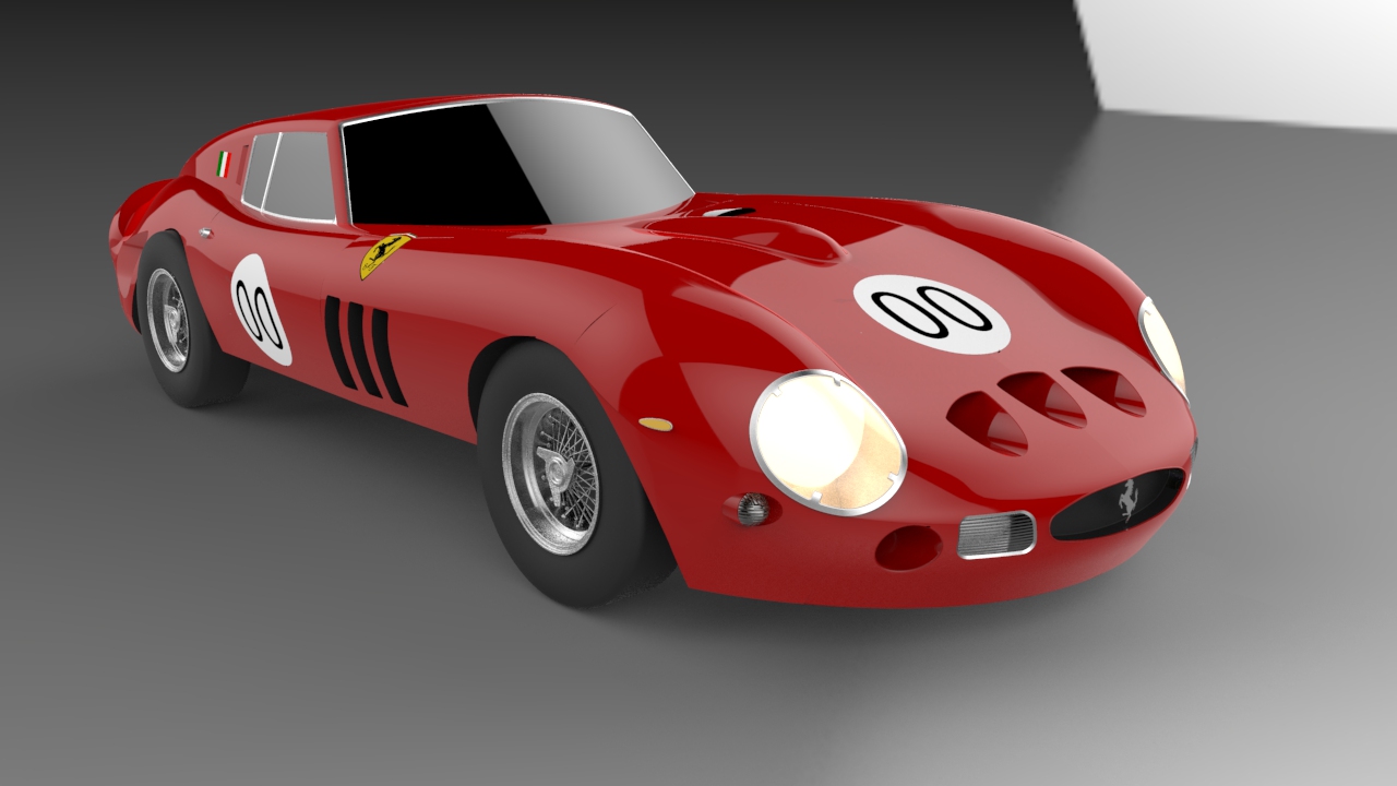 法拉利 Ferrari 250 gto 1962跑车外壳图纸