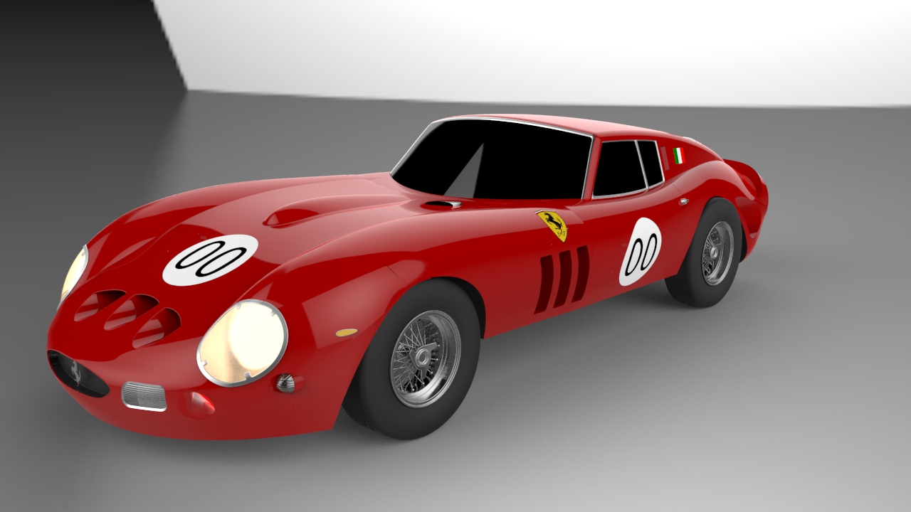 法拉利 Ferrari 250 gto 1962跑车外壳图纸