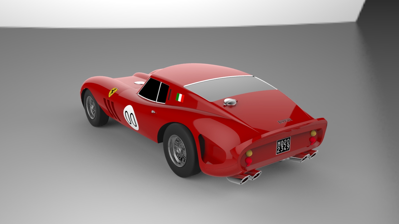 法拉利 Ferrari 250 gto 1962跑车外壳图纸
