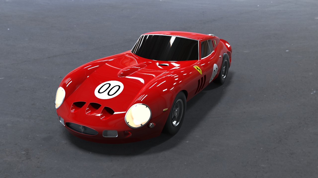 法拉利 Ferrari 250 gto 1962跑车外壳图纸