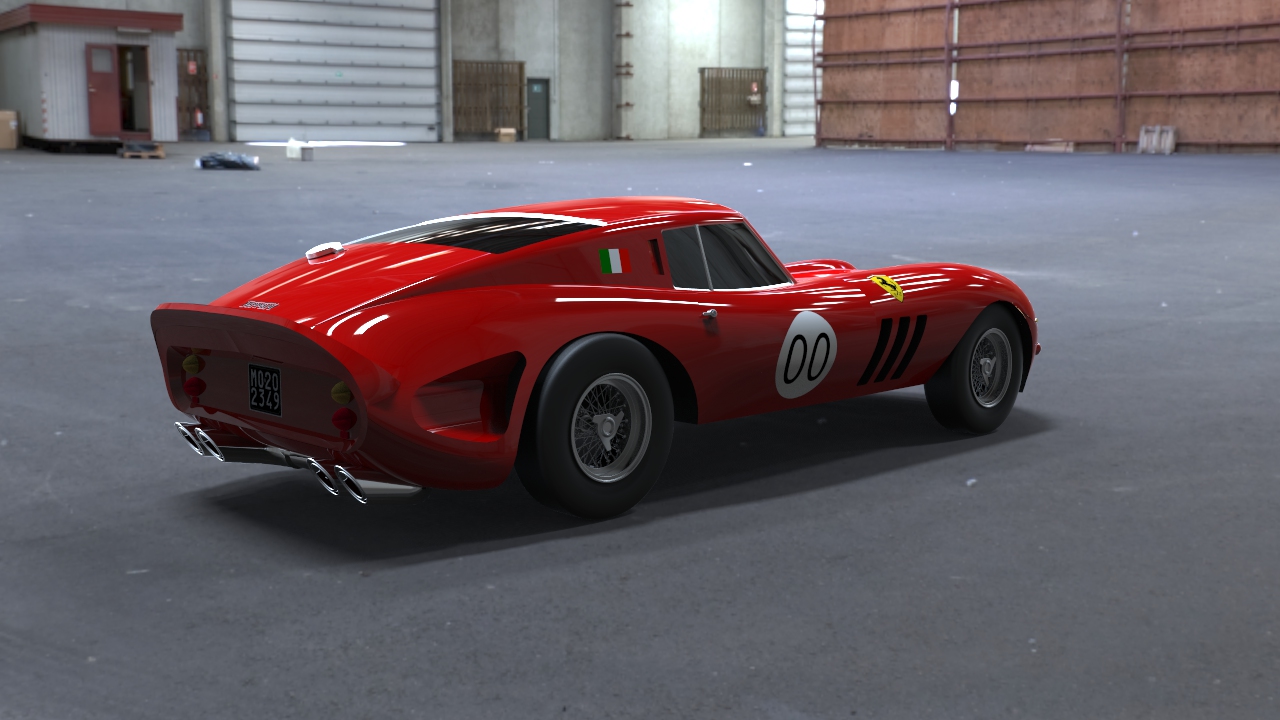 法拉利 Ferrari 250 gto 1962跑车外壳图纸