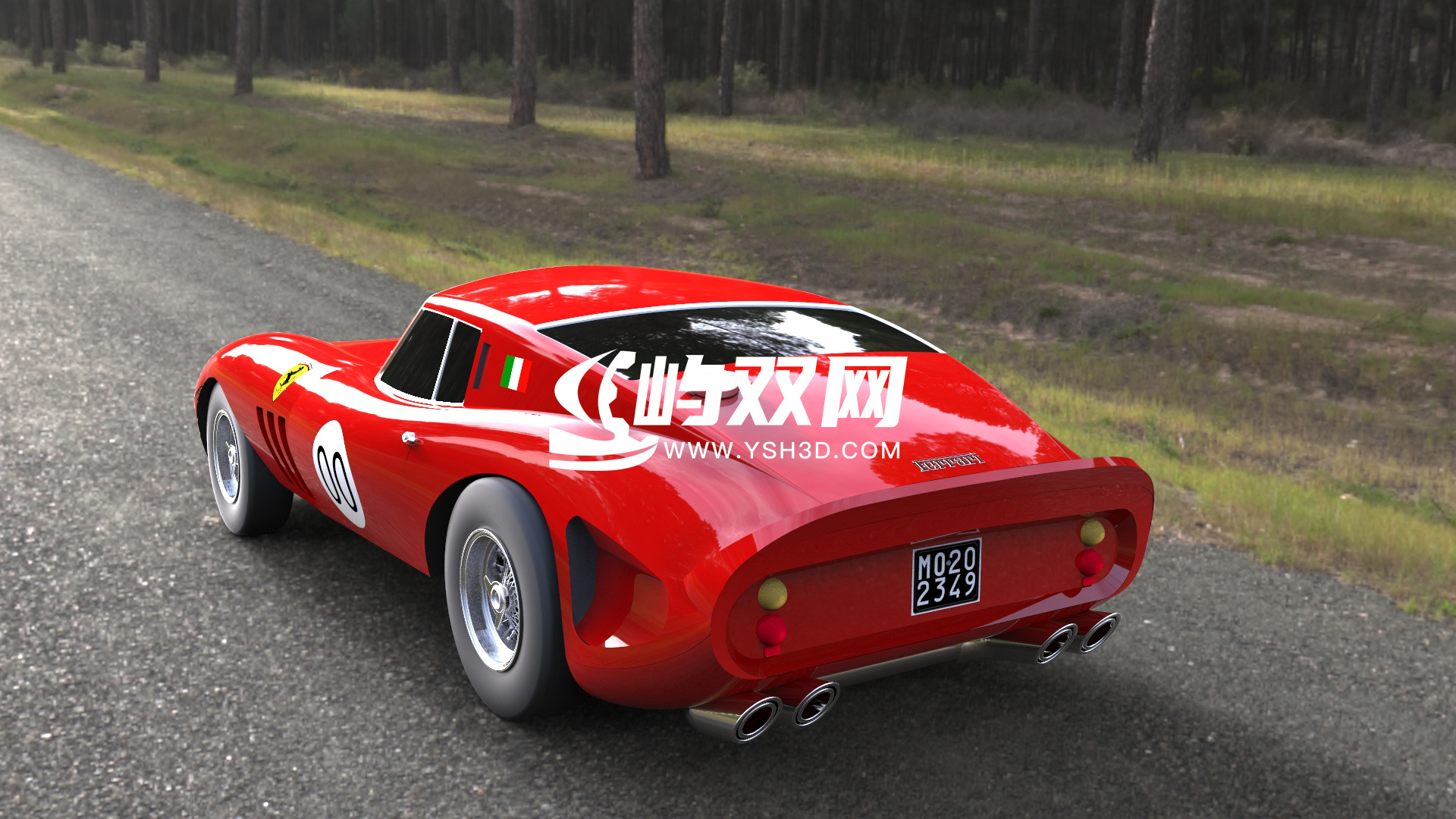 法拉利 Ferrari 250 gto 1962跑车外壳图纸