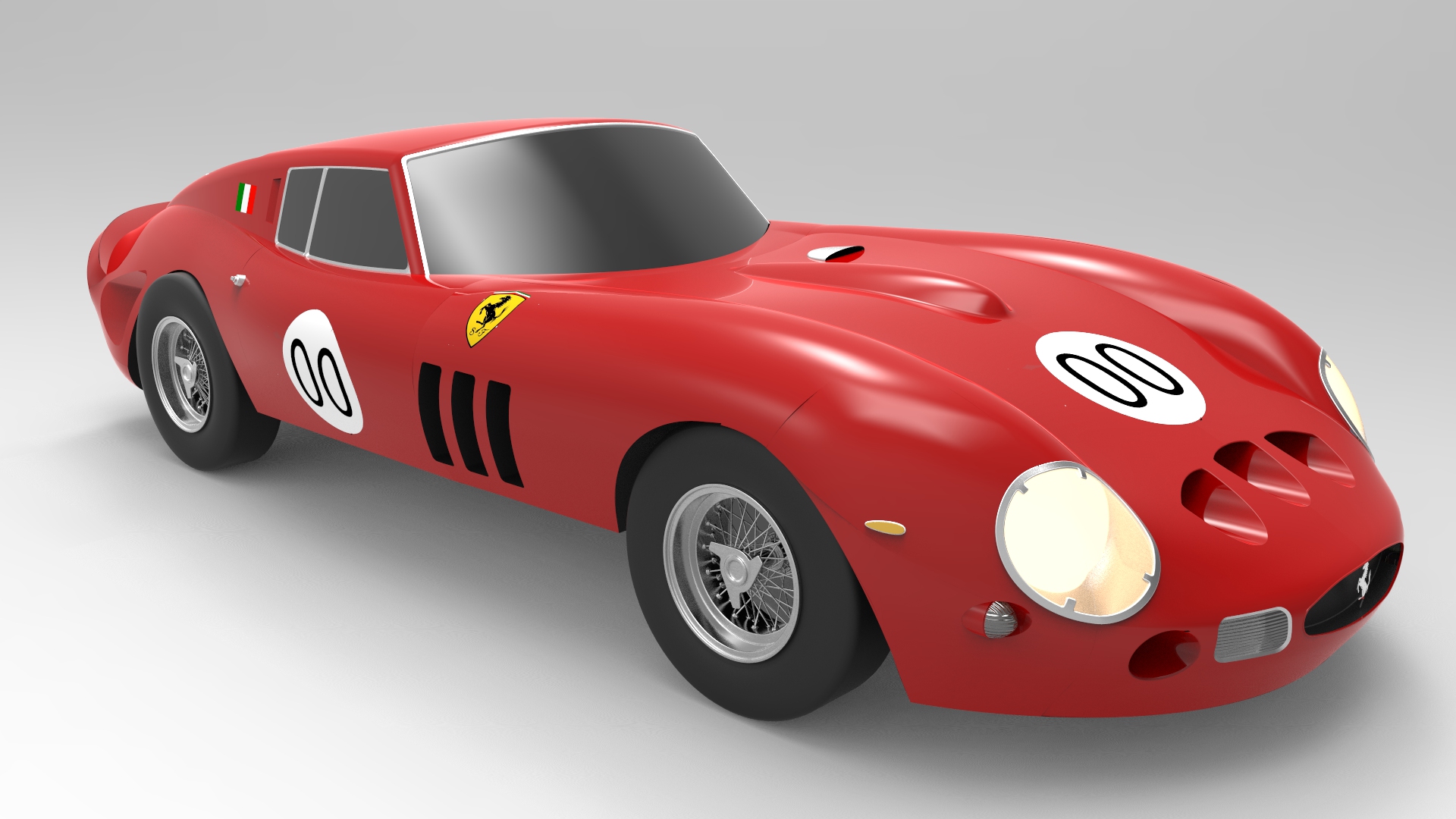 法拉利 Ferrari 250 gto 1962跑车外壳图纸