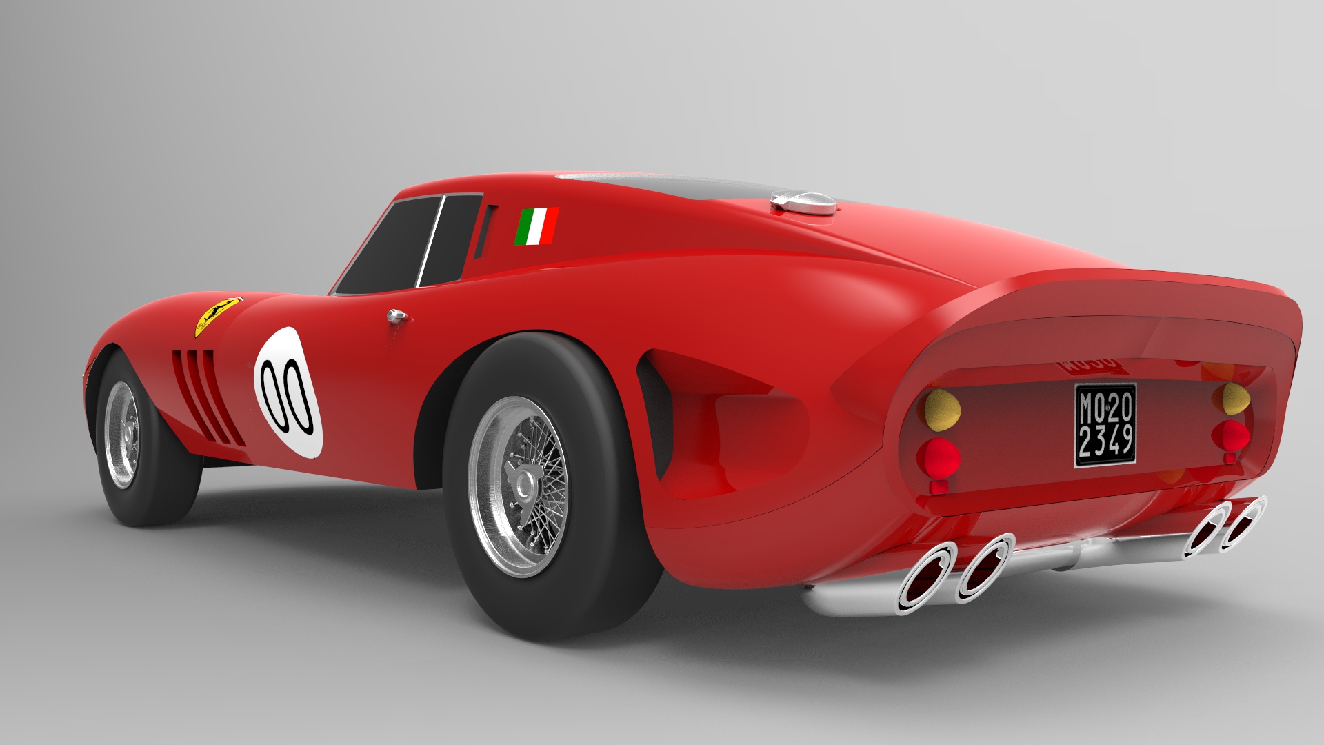 法拉利 Ferrari 250 gto 1962跑车外壳图纸