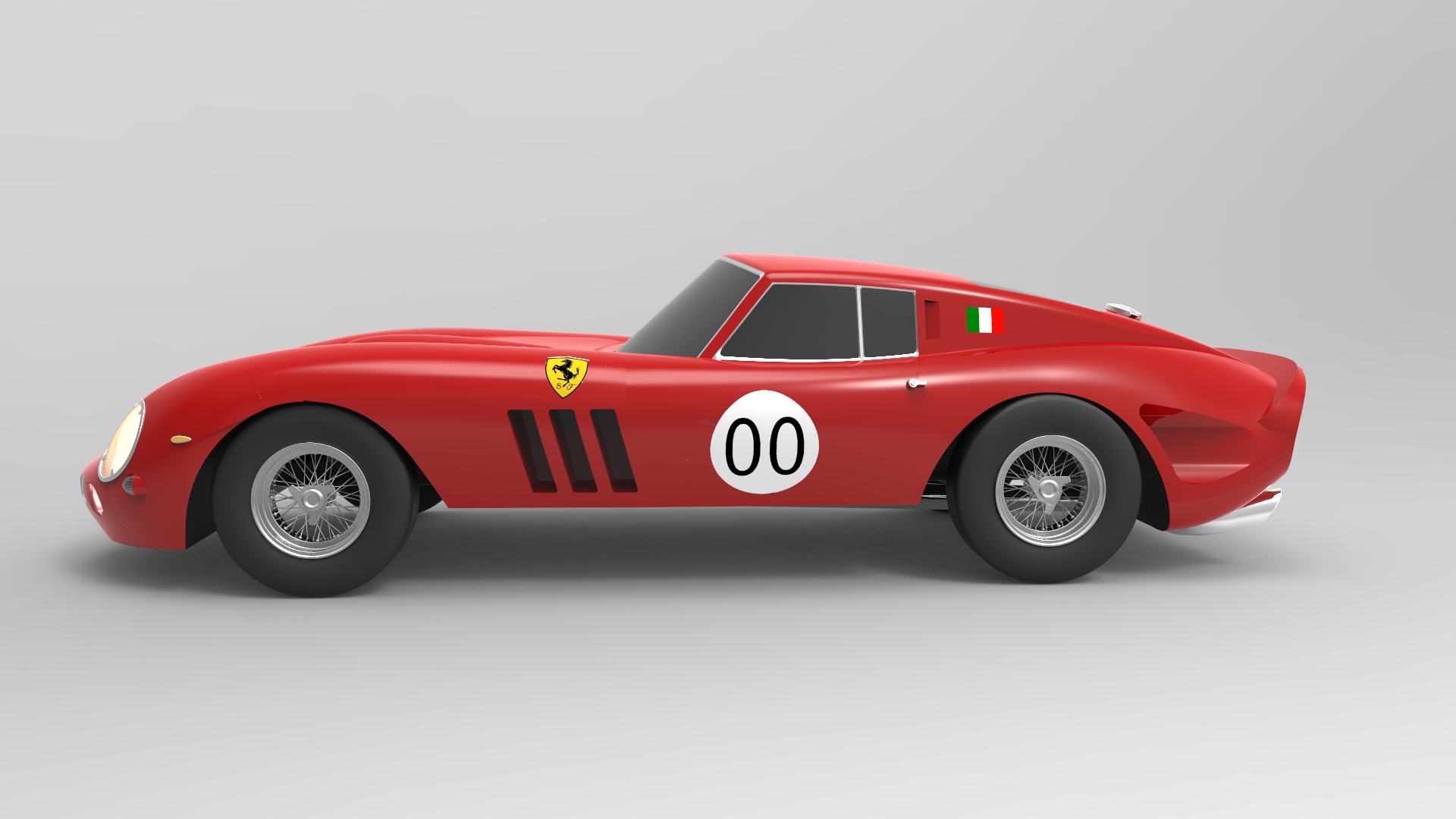 法拉利 Ferrari 250 gto 1962跑车外壳图纸