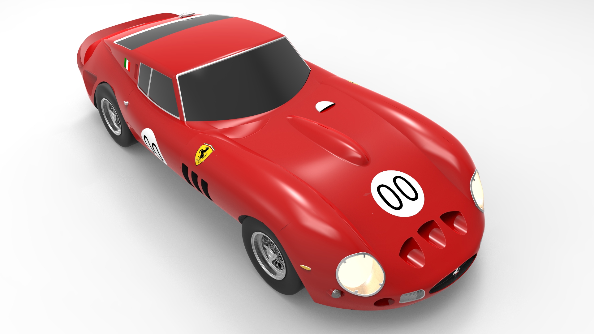 法拉利 Ferrari 250 gto 1962跑车外壳图纸