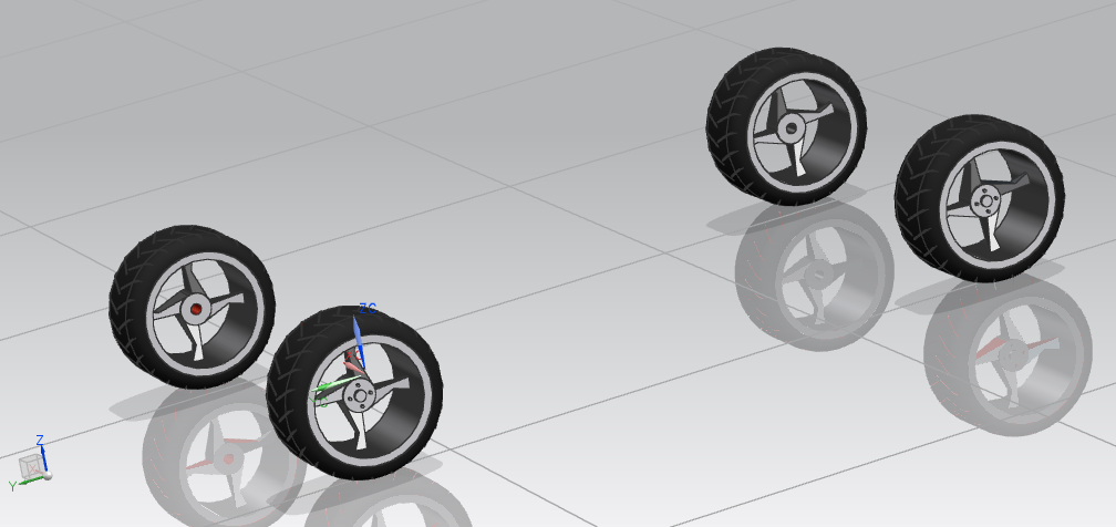 微型双座小汽车模型设计图纸