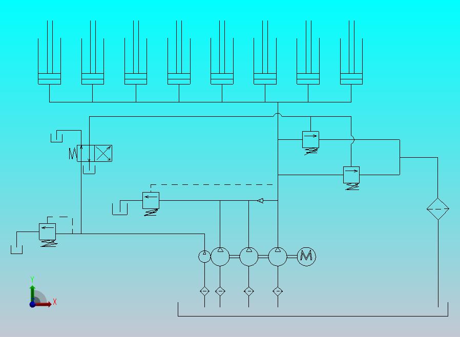液压单元 DRW 原理图
