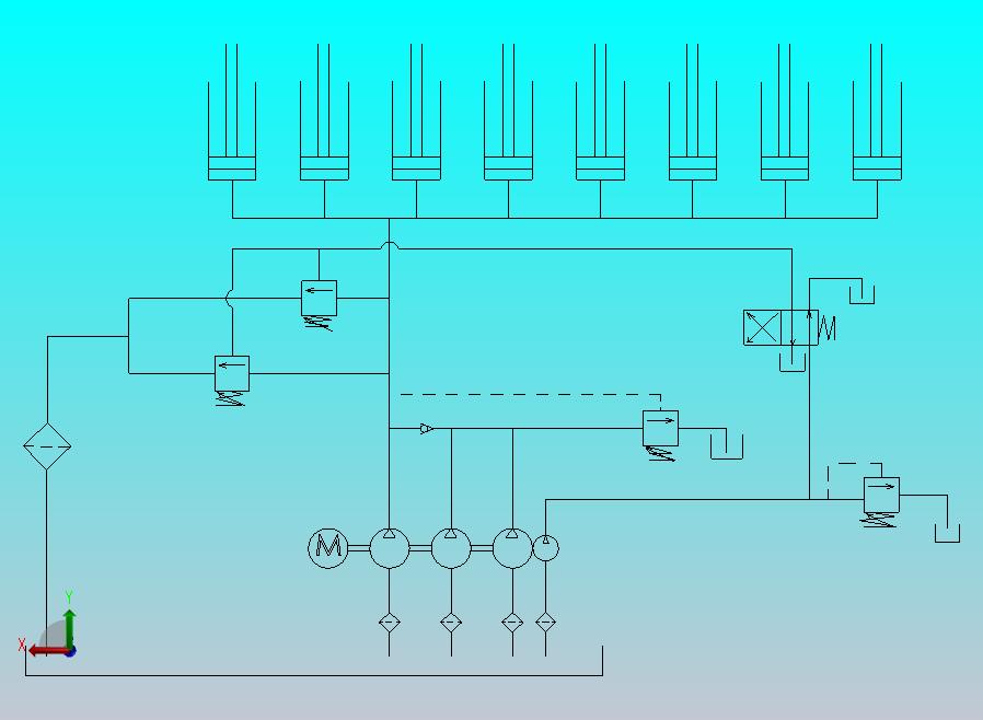液压单元 DRW 原理图