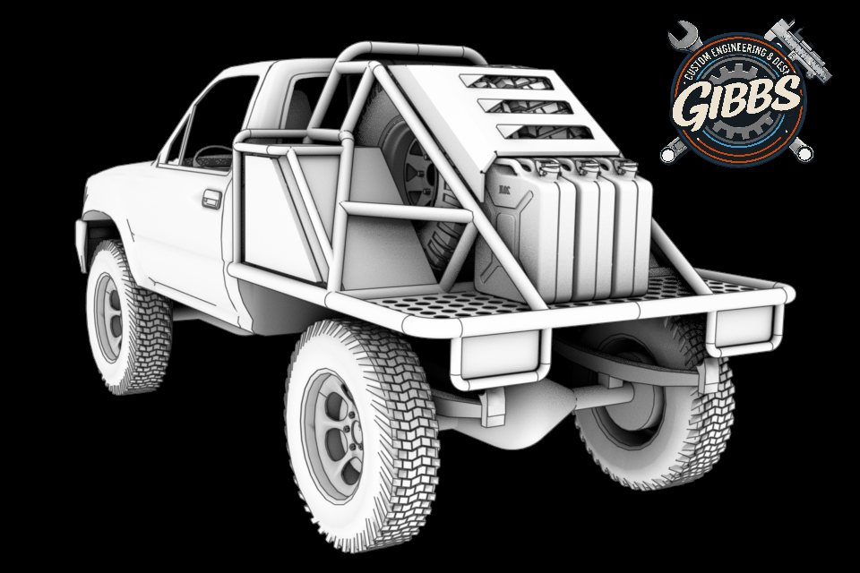 达喀尔风格 Ute 托盘概念