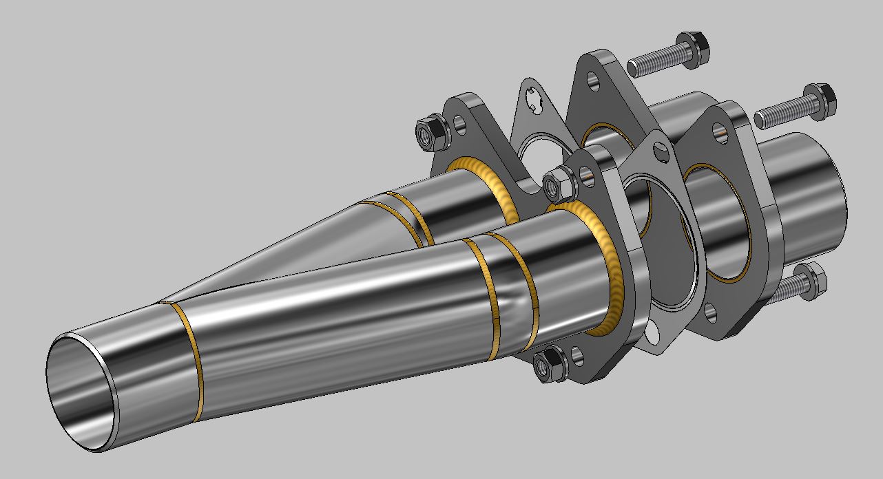 沃尔沃3.2 R6（B6324S5）排气系统