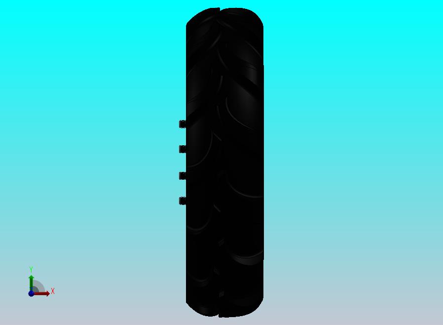 高负载能力农用机械轮胎组装