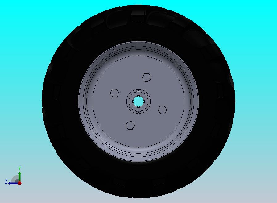 高负载能力农用机械轮胎组装